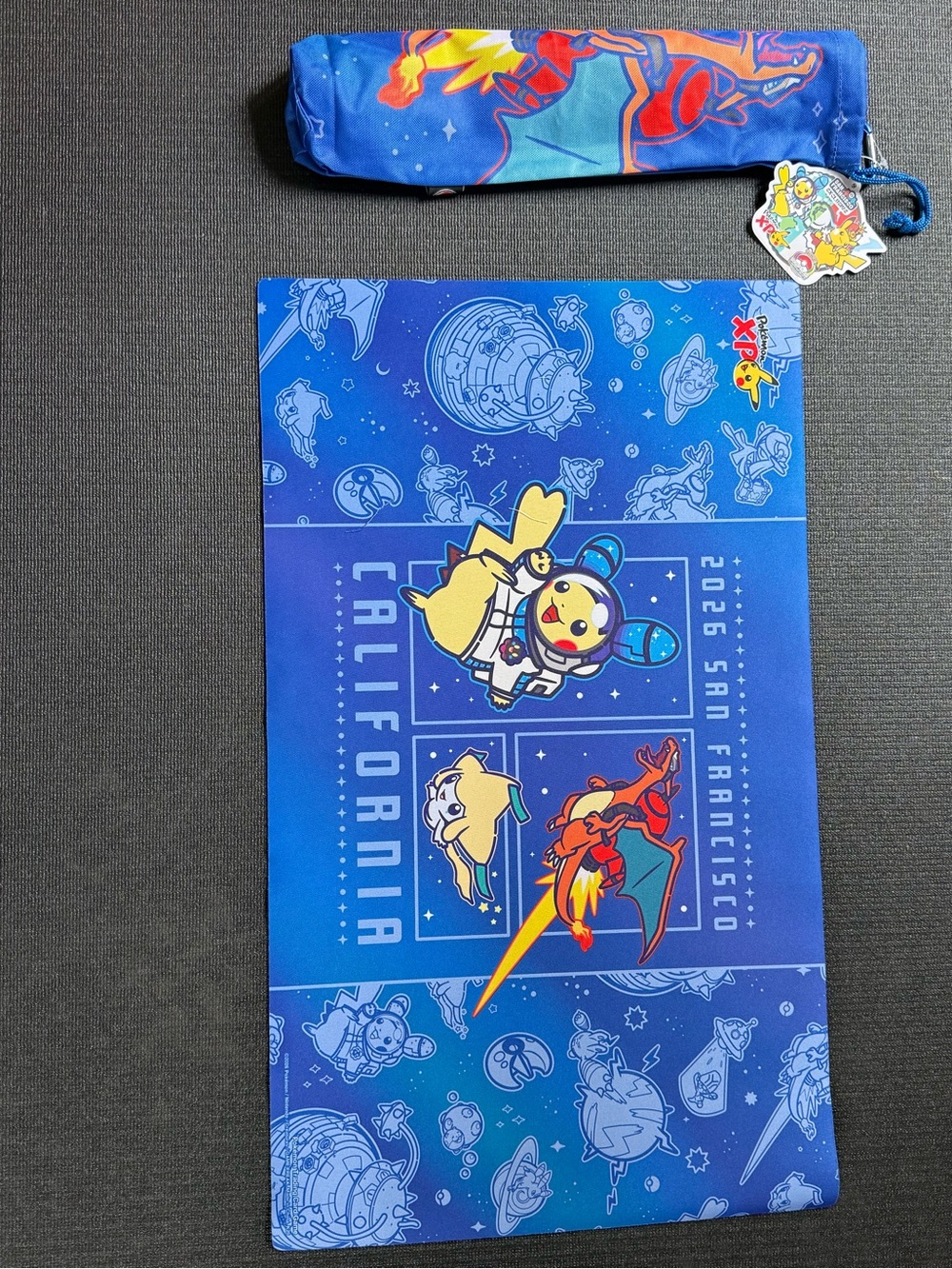 Pokemon World XP 2026 SF Exclusive Playmat and case New with Tag